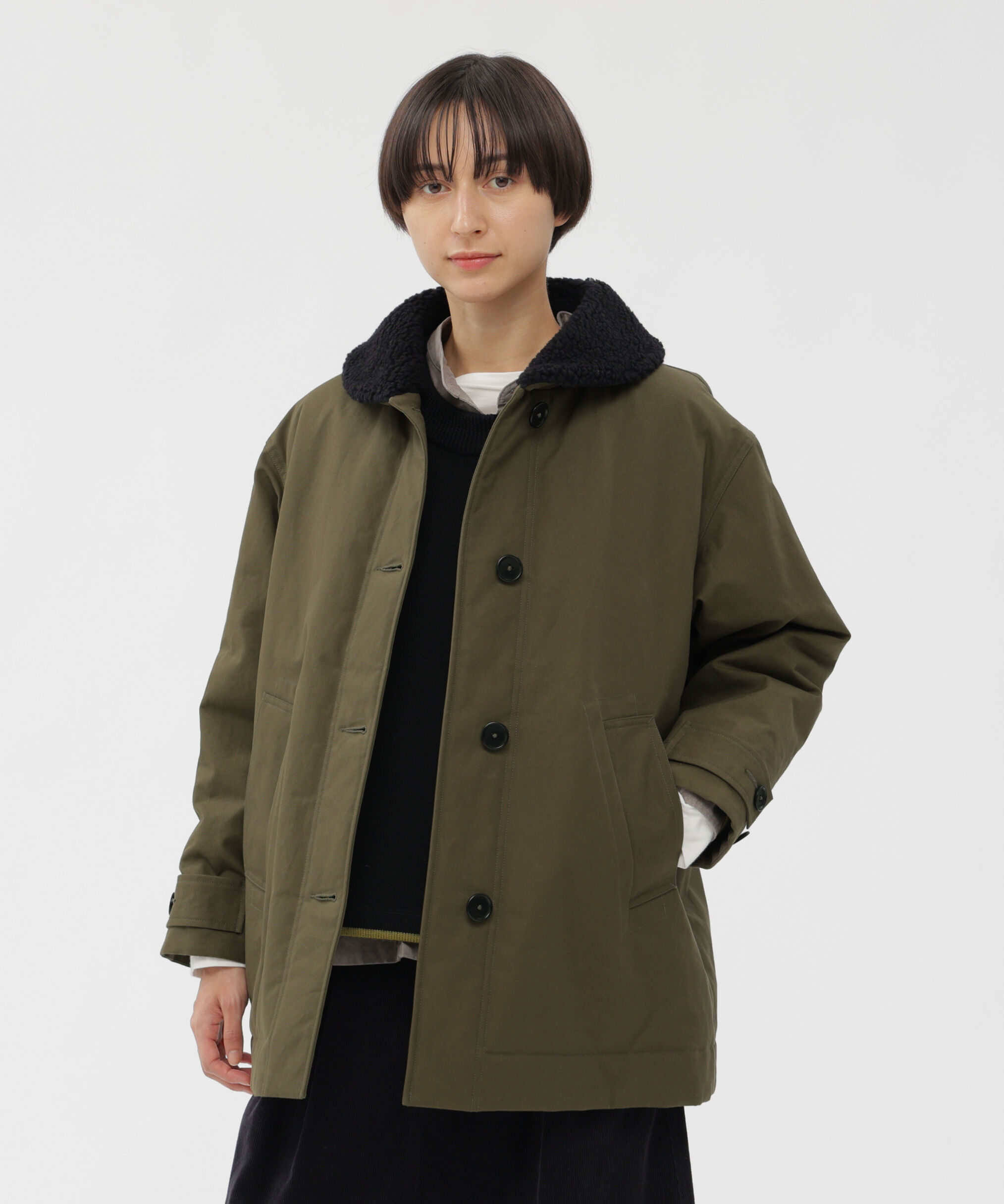 MHL.「DRY COTTON CANVAS COAT」|その他|KHAKI