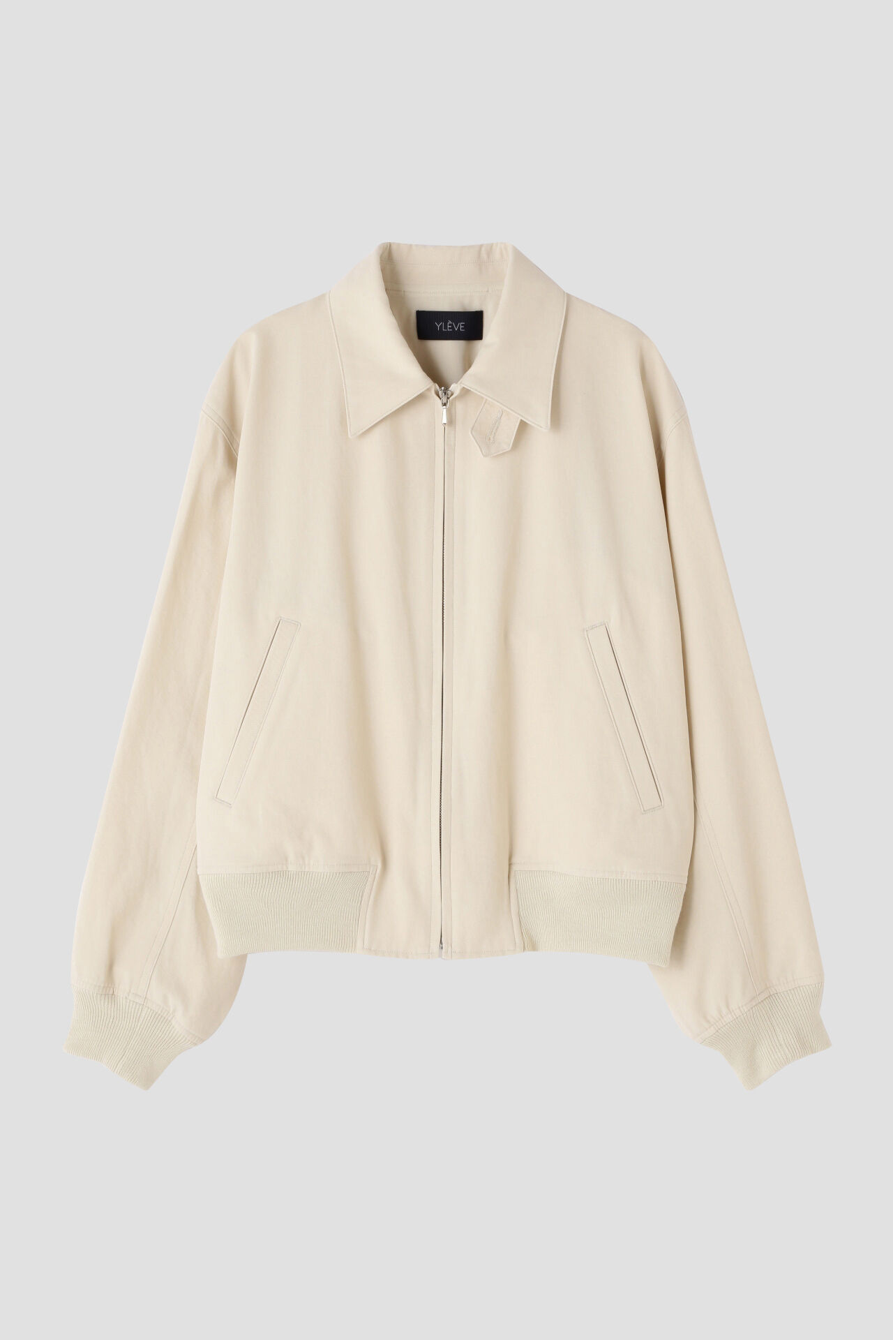 YLEVE 「YLEVE / COTTON VOILE GABARDINE NIDOM BZ」|ブルゾン・スタジャン|ベージュ