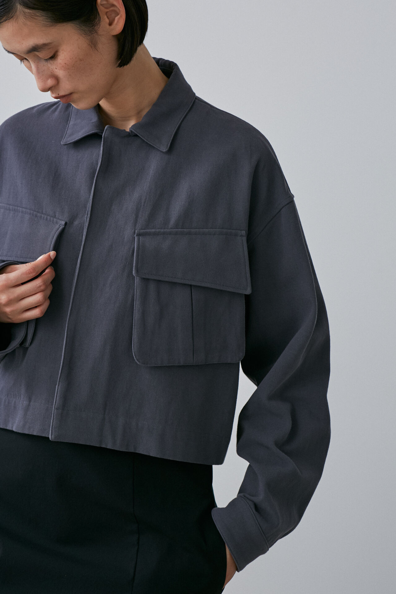 YLEVE 「YLEVE / COTTON LINEN TWILL BZ」|ブルゾン・スタジャン|