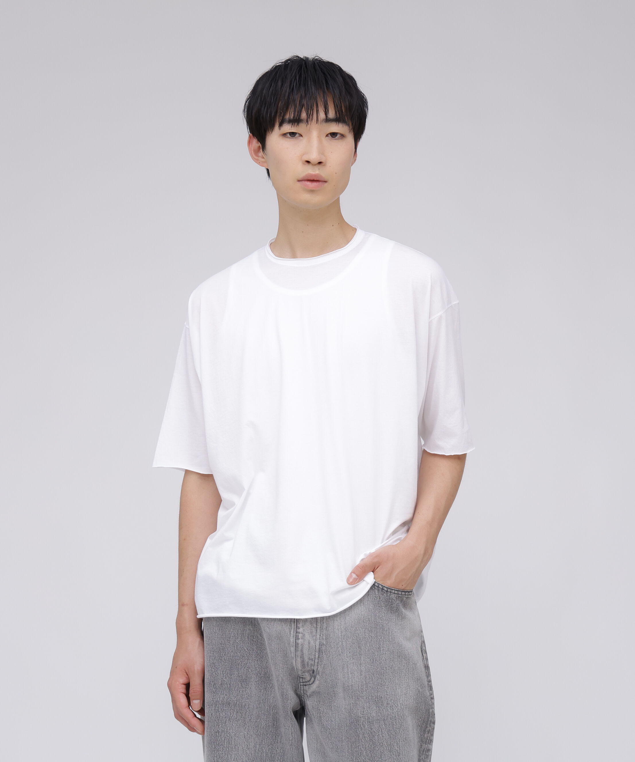 YLEVE 「YLEVE / ALBINI COTTON PULL OVER」|Tシャツ・カットソー|