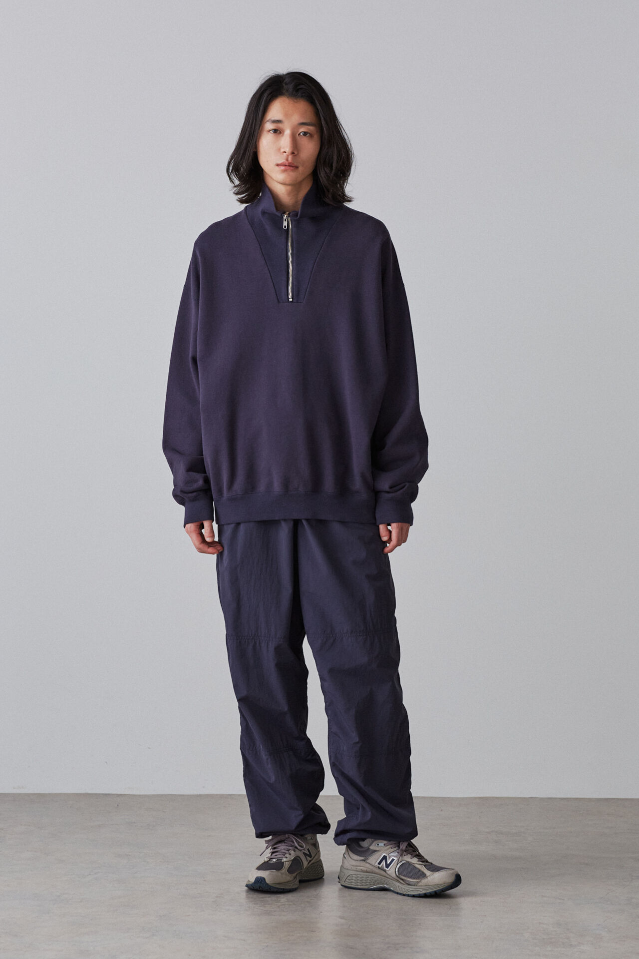 YLEVE 「Ｙ / ORGANIC COTTON BLEND HEAVY WEIGHT FLEECE HALF ZIP」|Tシャツ・カットソー|