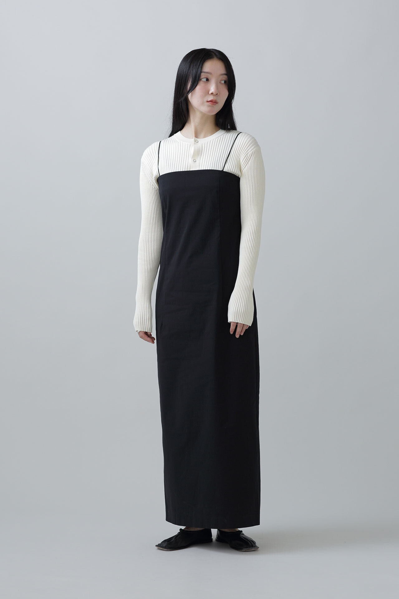 YLEVE 「YLEVE / COTTON NYLON STRETCH WEATHER OP」|ワンピース|