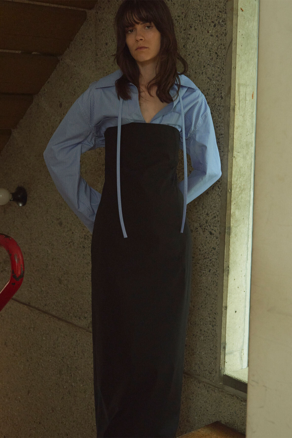 YLEVE 「YLEVE / COTTON NYLON STRETCH WEATHER OP」|ワンピース|