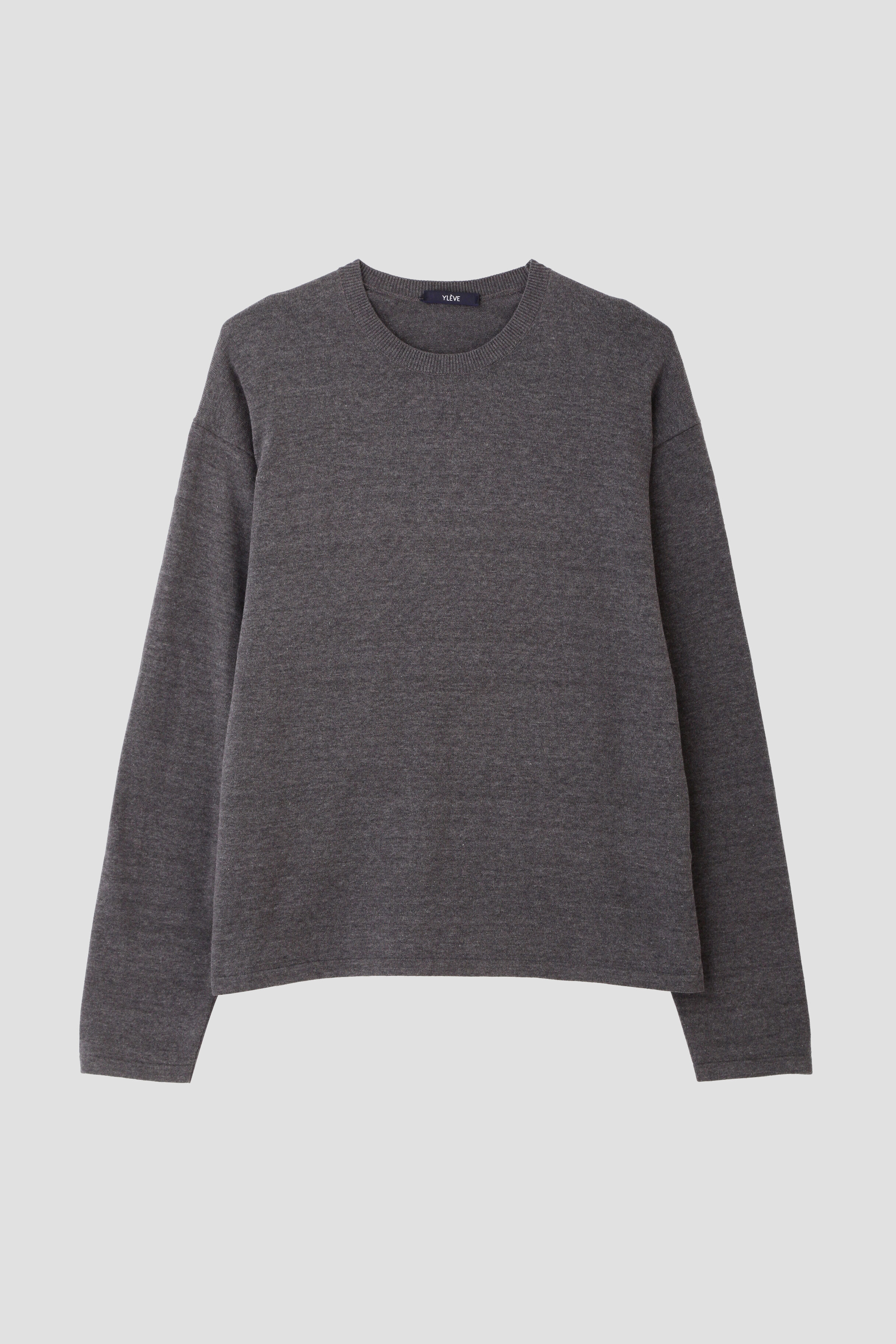 YLEVE 「YLEVE / GAS SINGEING COTTON KNIT PULL OVER」|ニット・セーター|