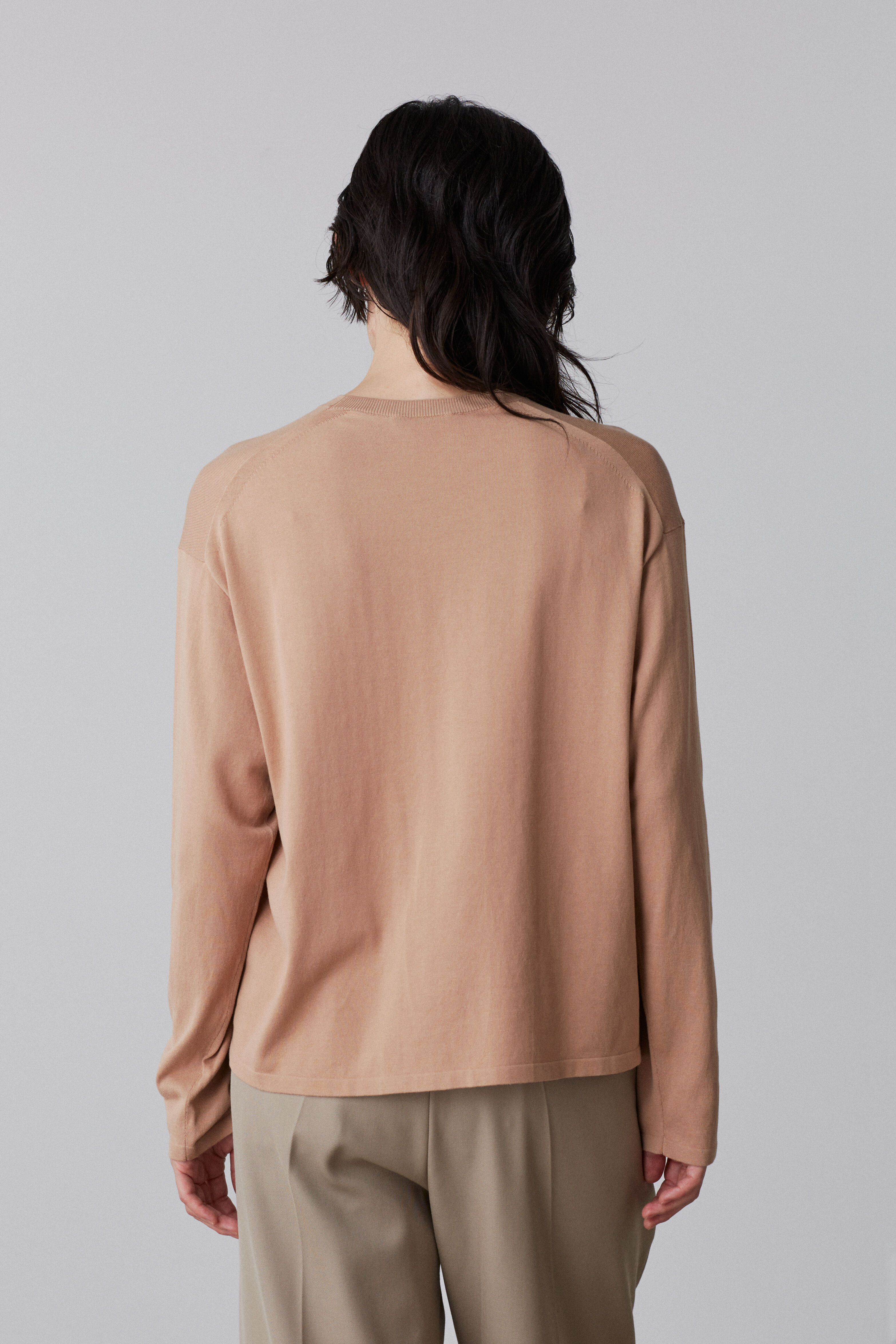 YLEVE 「YLEVE / GAS SINGEING COTTON KNIT PULL OVER」|ニット・セーター|