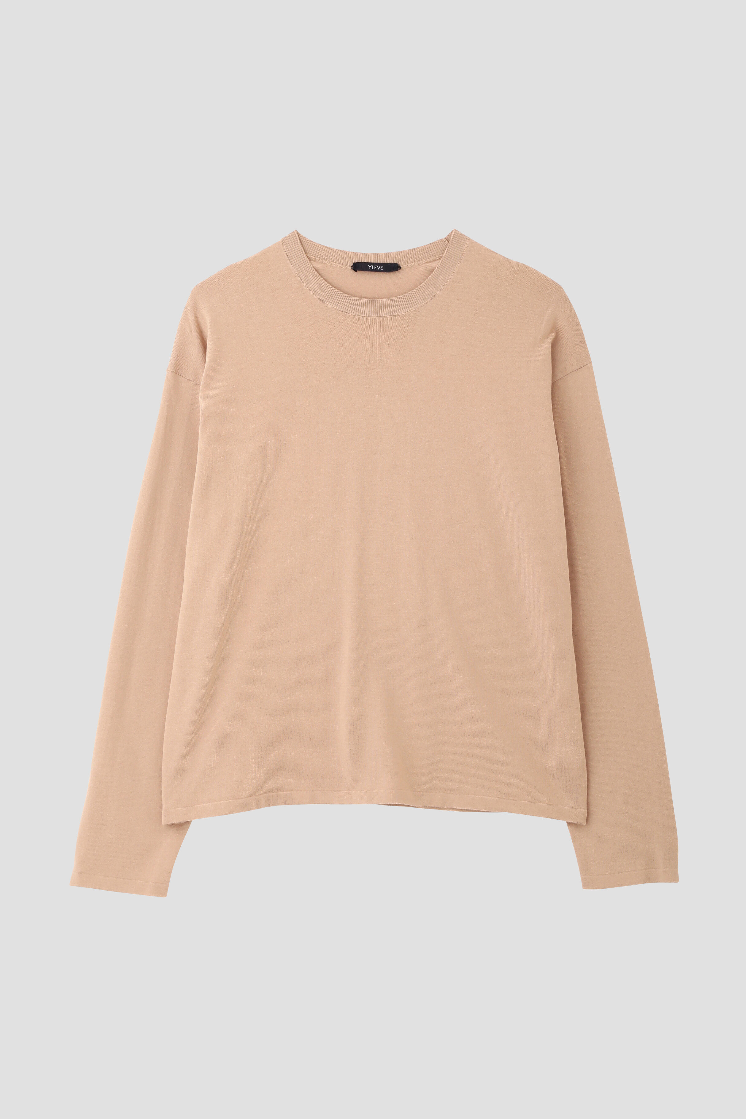 YLEVE 「YLEVE / GAS SINGEING COTTON KNIT PULL OVER」|ニット・セーター|