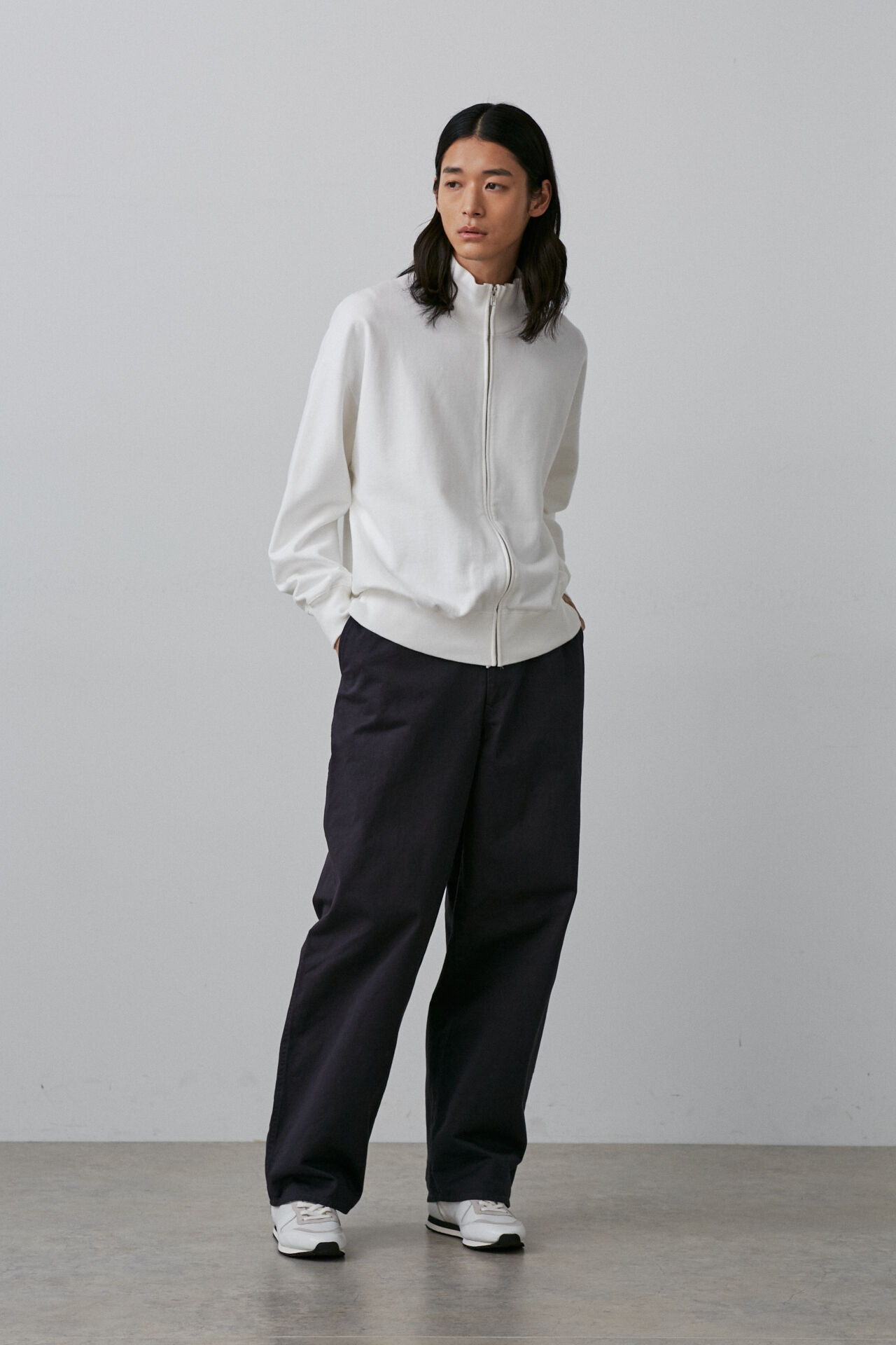 YLEVE 「Ｙ / ORGANIC COTTON HEAVY WEIGHT FLEECE BZ」|ブルゾン・スタジャン|