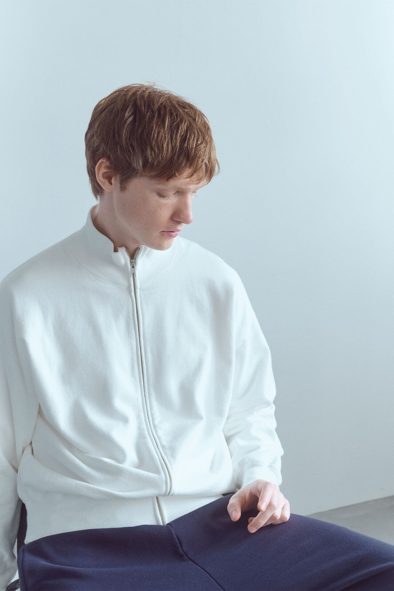 YLEVE 「Ｙ / ORGANIC COTTON HEAVY WEIGHT FLEECE BZ」|ブルゾン・スタジャン|