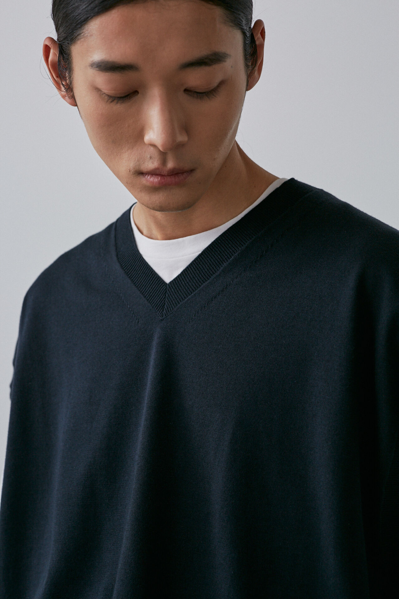 YLEVE 「YLEVE / ELS GIZA COTTON KN VEST」|ニット・セーター|
