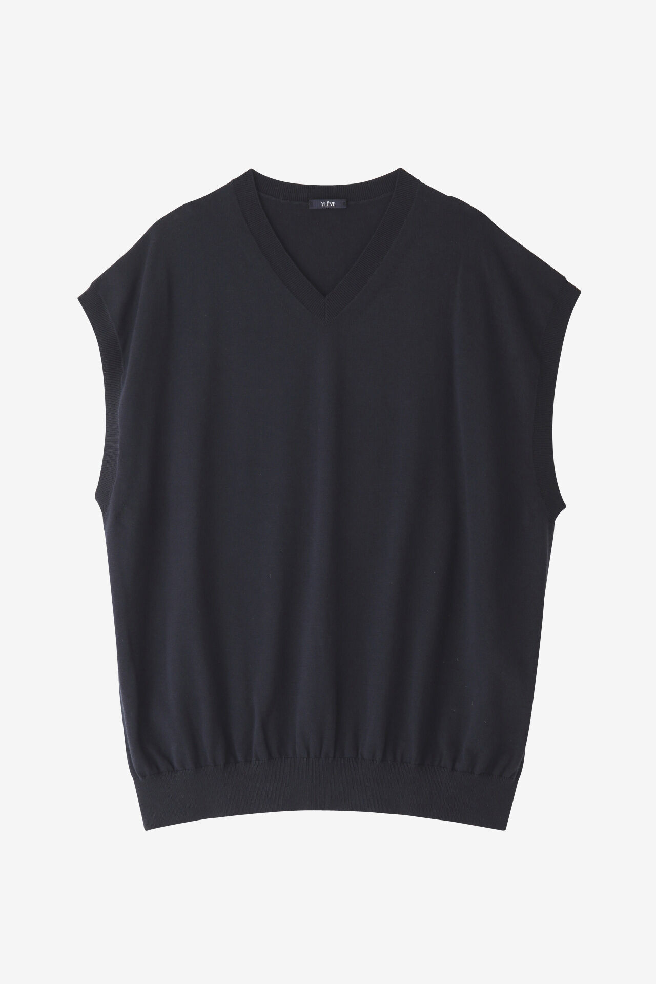 YLEVE 「YLEVE / ELS GIZA COTTON KN VEST」|ニット・セーター|