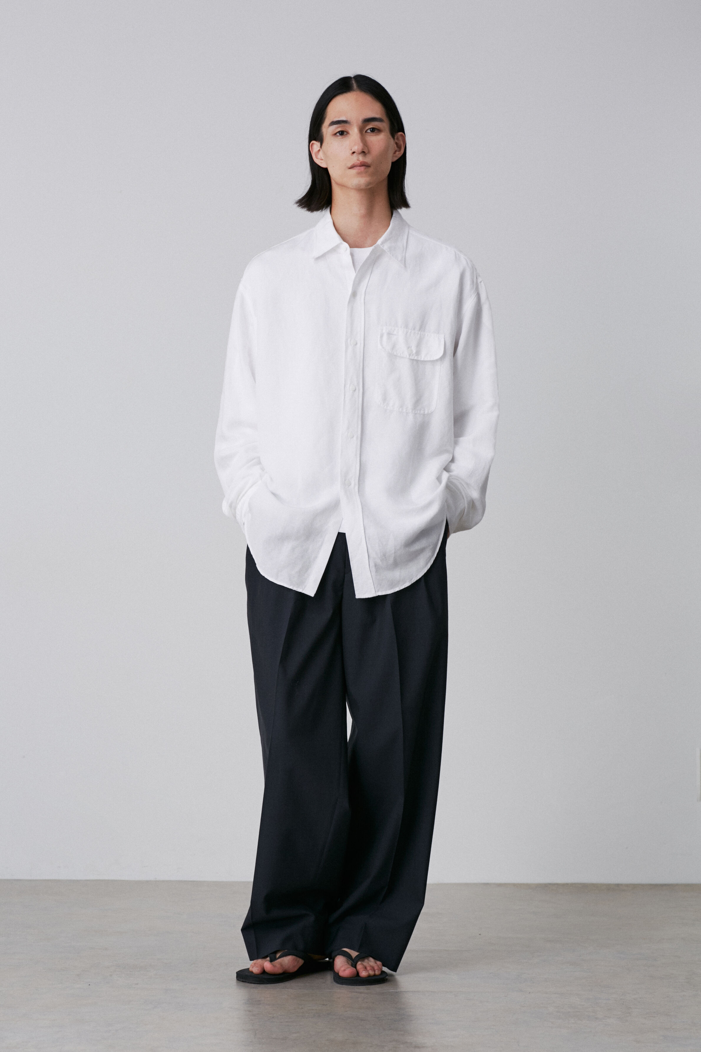 YLEVE 「YLEVE / WOOL CHAMBRAY TROUSERS」|その他|