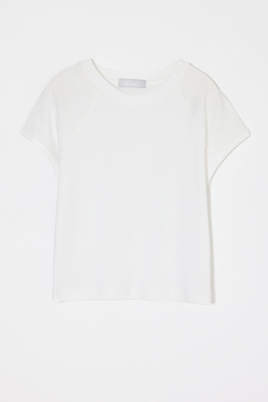 MOUSSY「MICRO SLEEVE RAGLAN TEE」|Tシャツ・カットソー|WHT