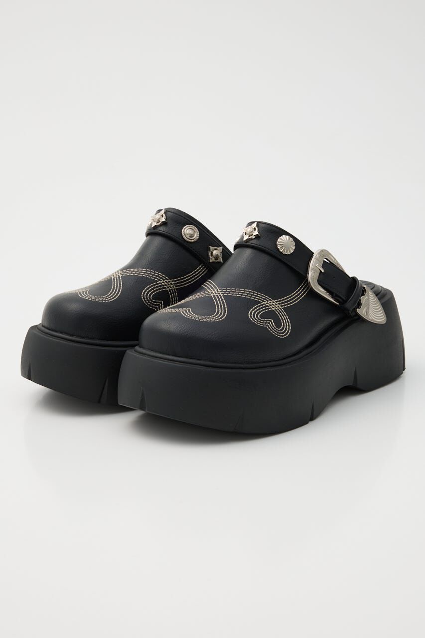 RODEO CROWNS「ウェスタンハートベルトサボ」|その他|BLK