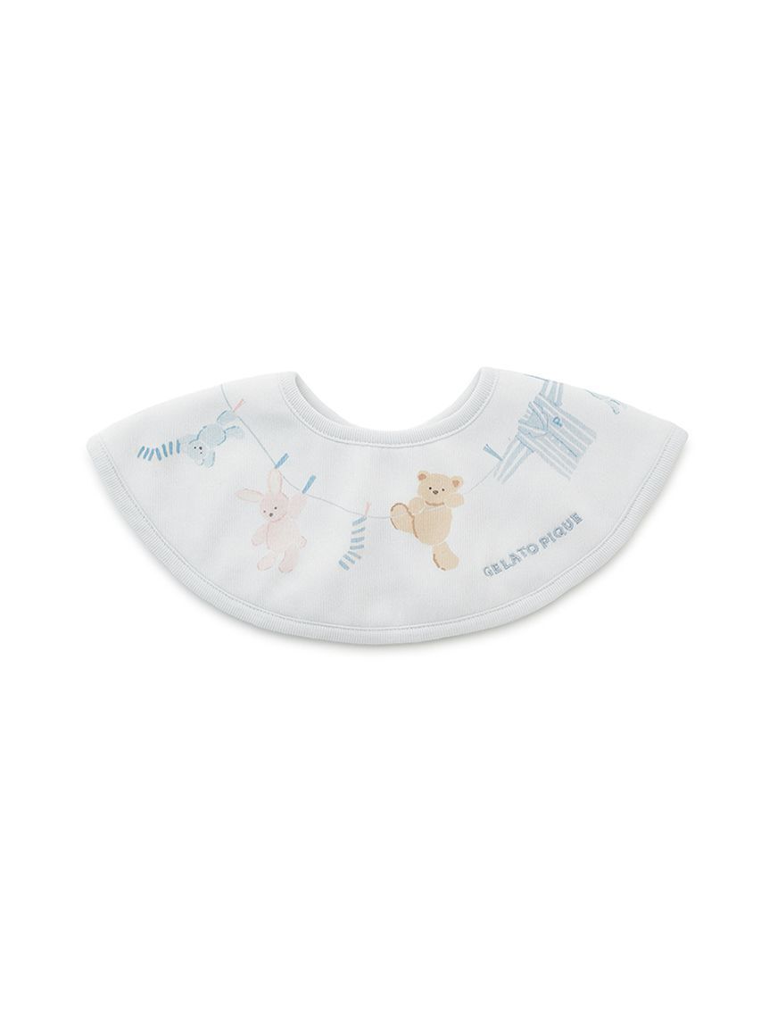 GELATO PIQUE KIDS & BABY「【ラッピング済み】【BABY】ウォッシングアニマル柄スタイ&総柄ブランケットSET」|その他ベビー用品|