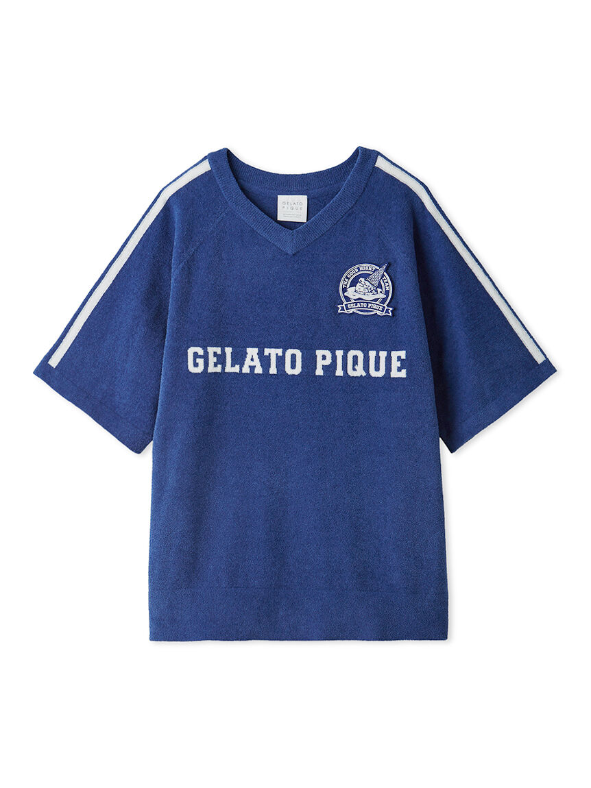 gelato pique「エアリーモコスポーティジャガードプルオーバー」|ルームウェア|BLU