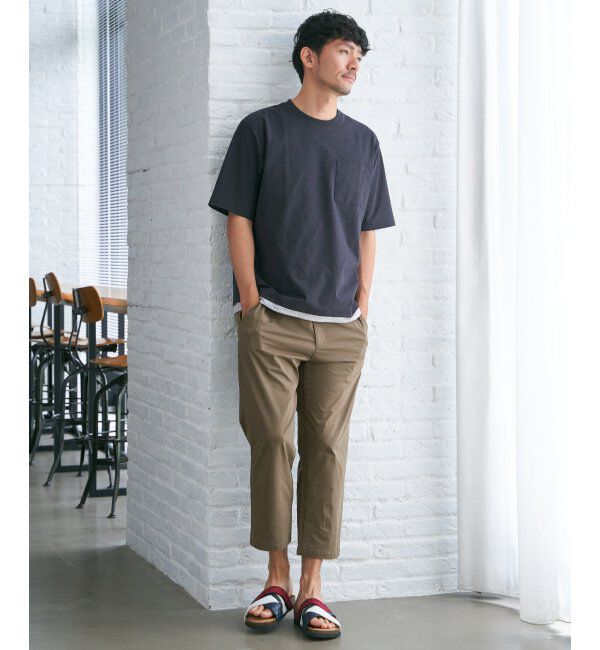 ikka「ドライメッシュドロストTシャツ」|Tシャツ・カットソー|