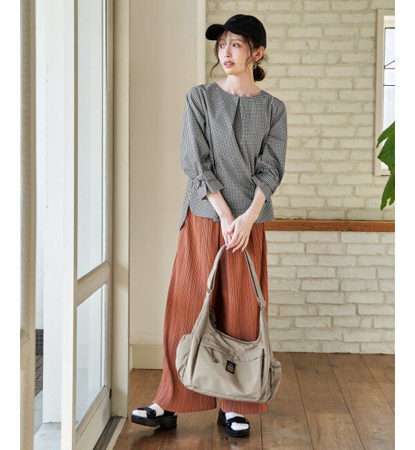 ikka「撥水10ポケットビッグショルダーバッグ」|その他|