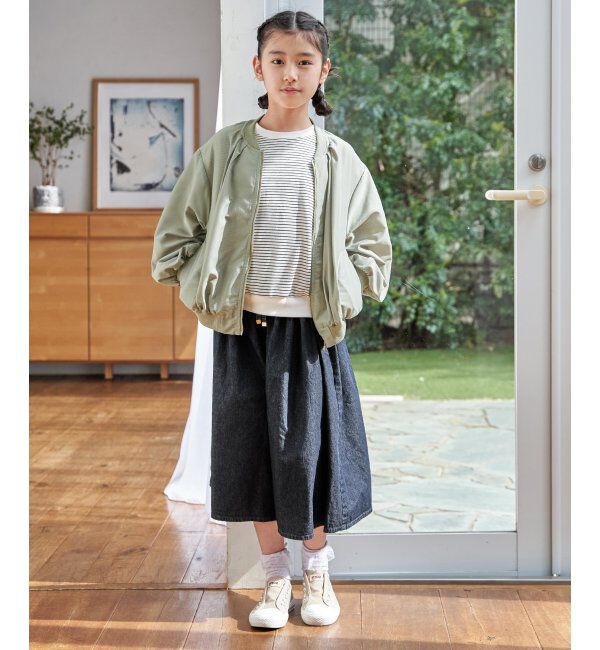 ikka kids「【親子コーデ】シアーリブブルゾン（110~160cm）」|その他|