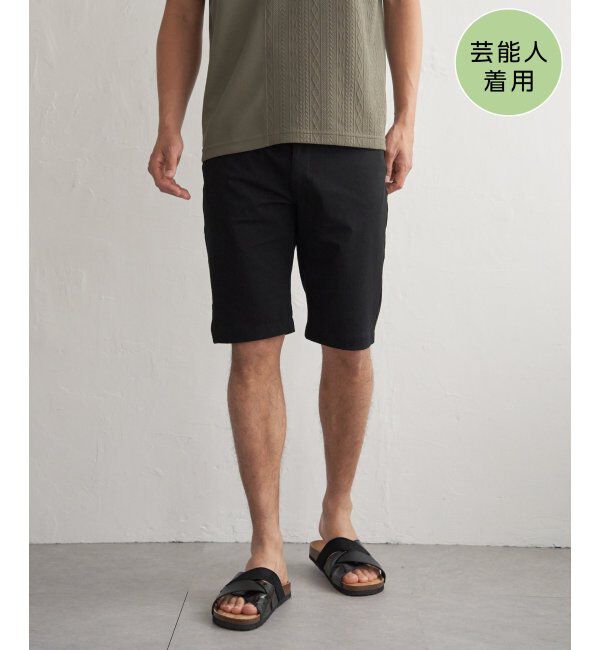 ikka「【接触冷感】GOKU楽パンツ EASY STRETCH 冷感5Pショート」|その他|ブラック