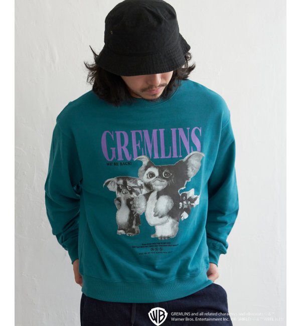 VENCE share style「GREMLINS グレムリン フォトプリントトレーナー」|Tシャツ・カットソー|ターコイズ