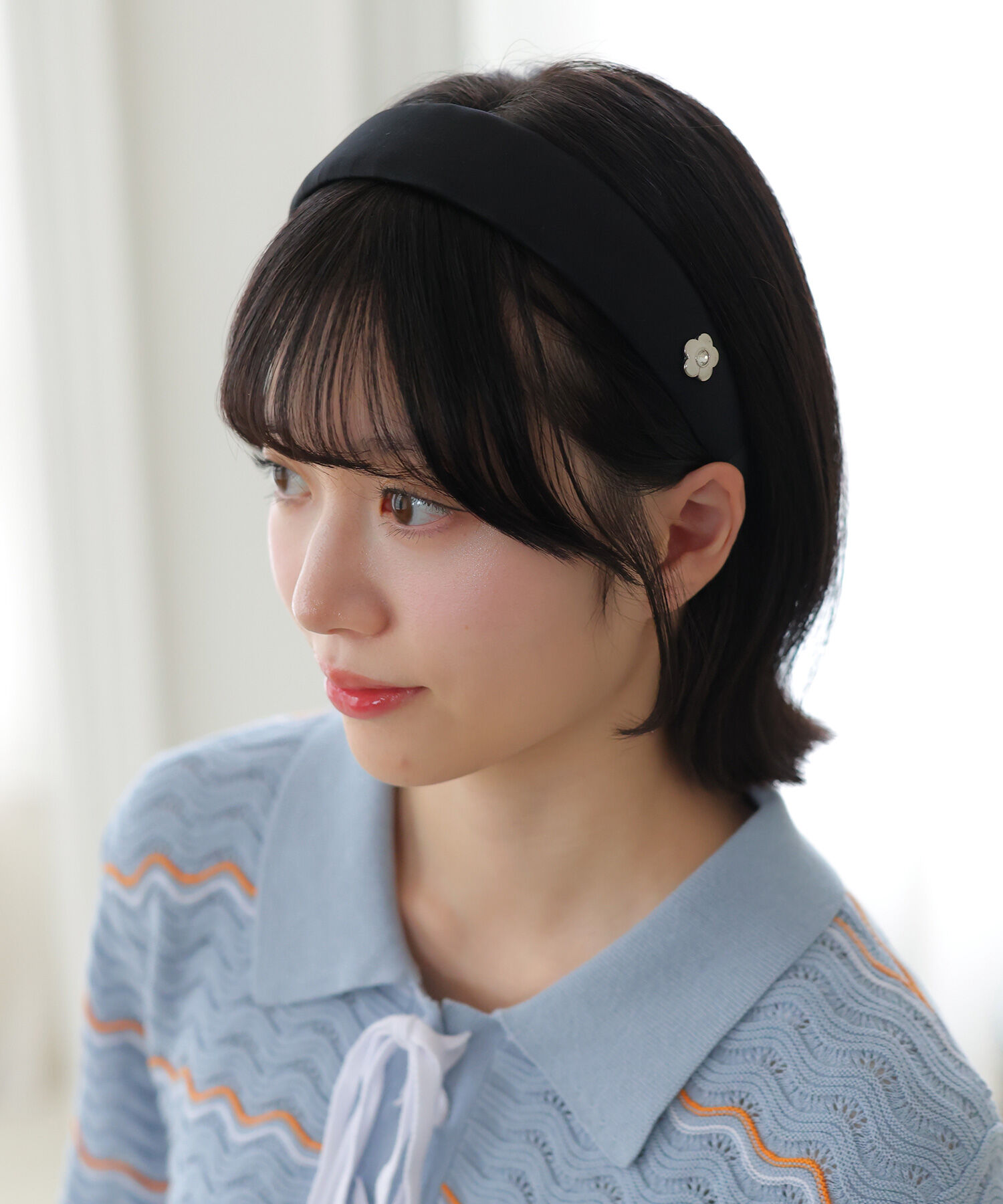 MARY QUANT「ベーシックサテン カチューシャ」|カチューシャ|