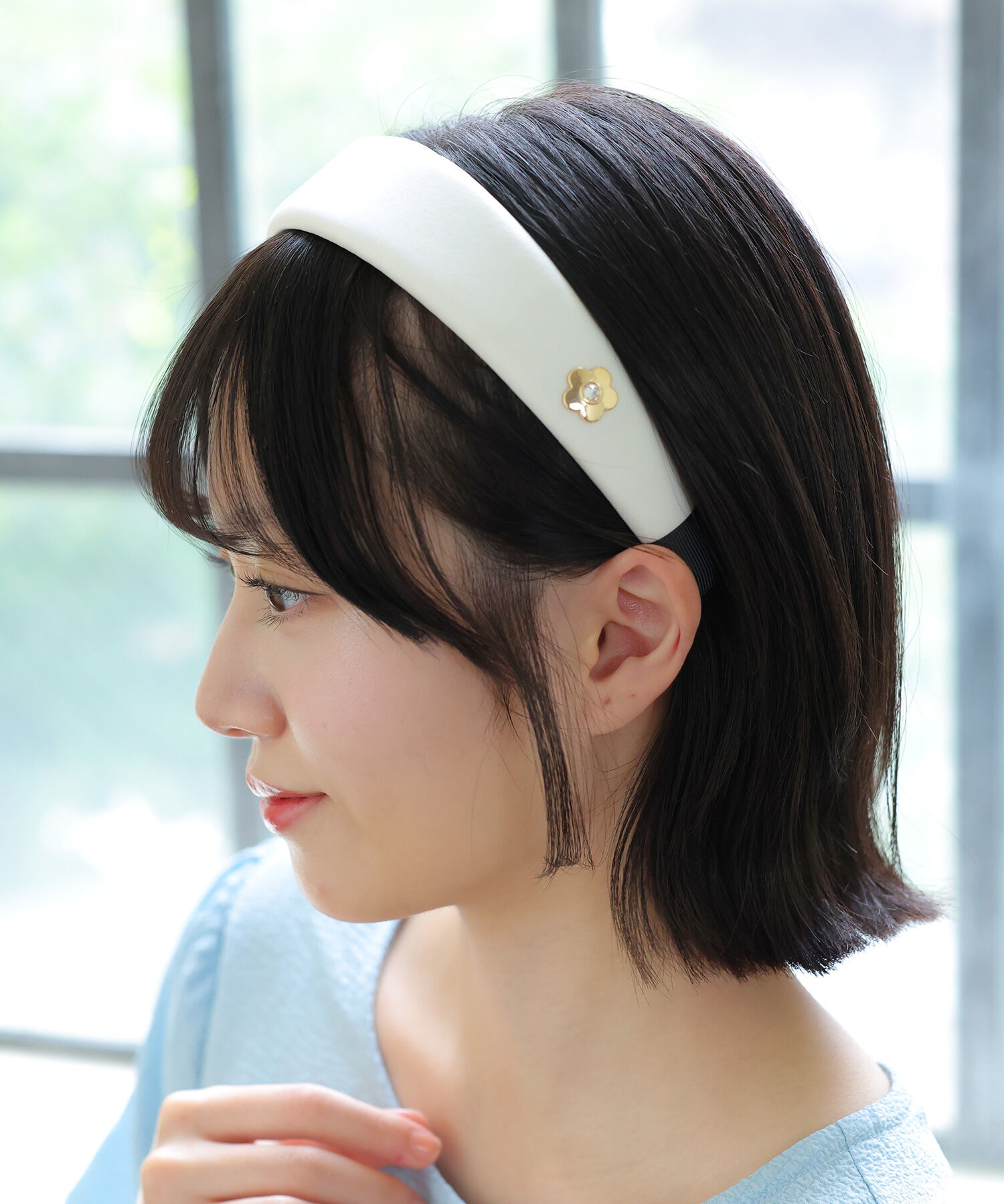 MARY QUANT「ベーシックサテン カチューシャ」|カチューシャ|