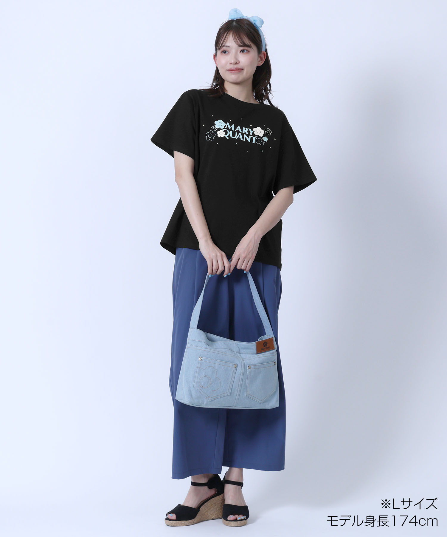 MARY QUANT「パールラメデイジーTシャツ」|Tシャツ・カットソー|