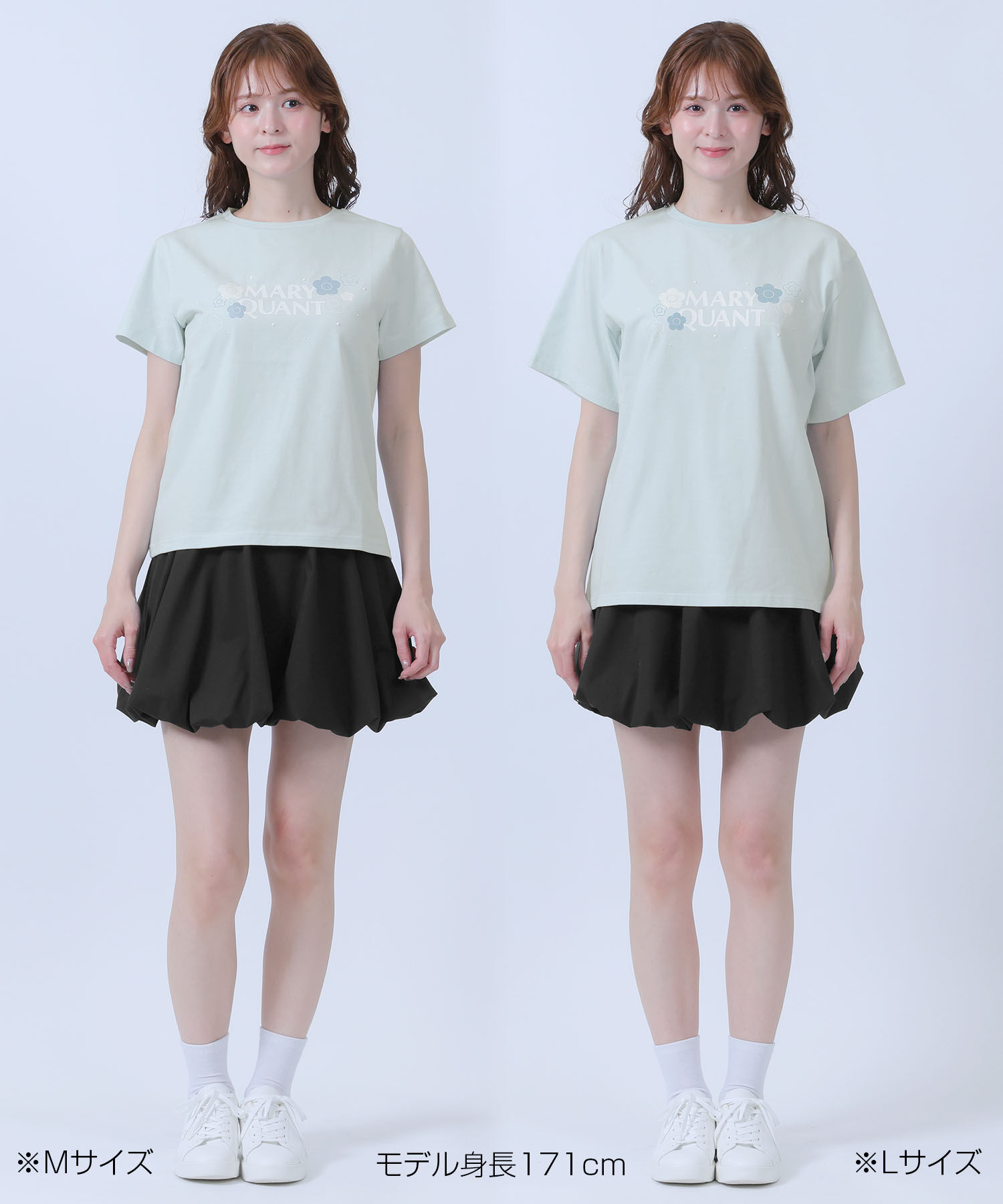 MARY QUANT「パールラメデイジーTシャツ」|Tシャツ・カットソー|