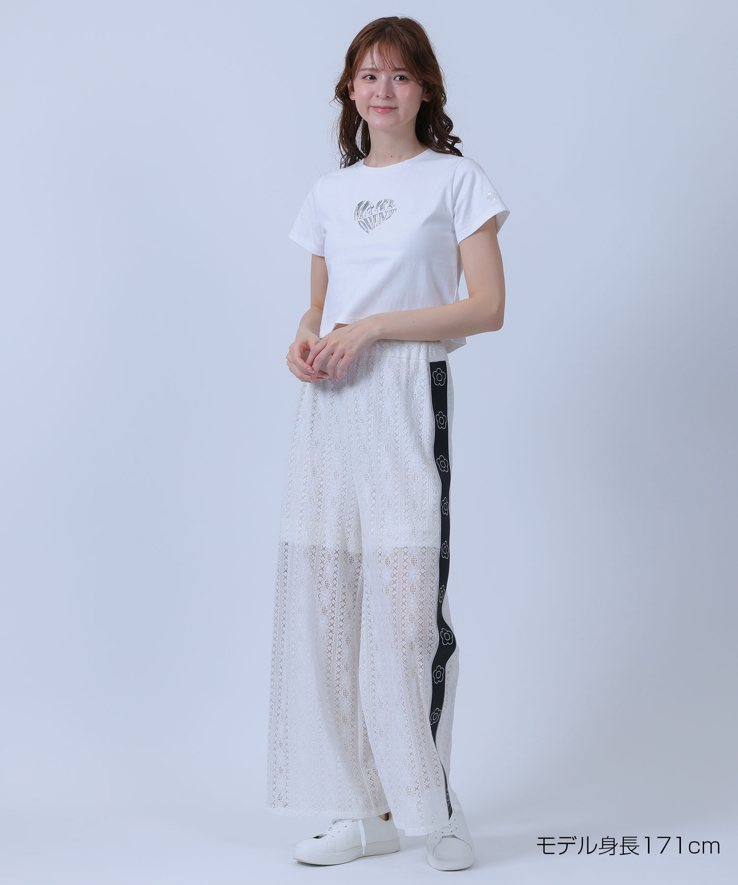 MARY QUANT「メタリックプリント Tシャツ」|Tシャツ・カットソー|