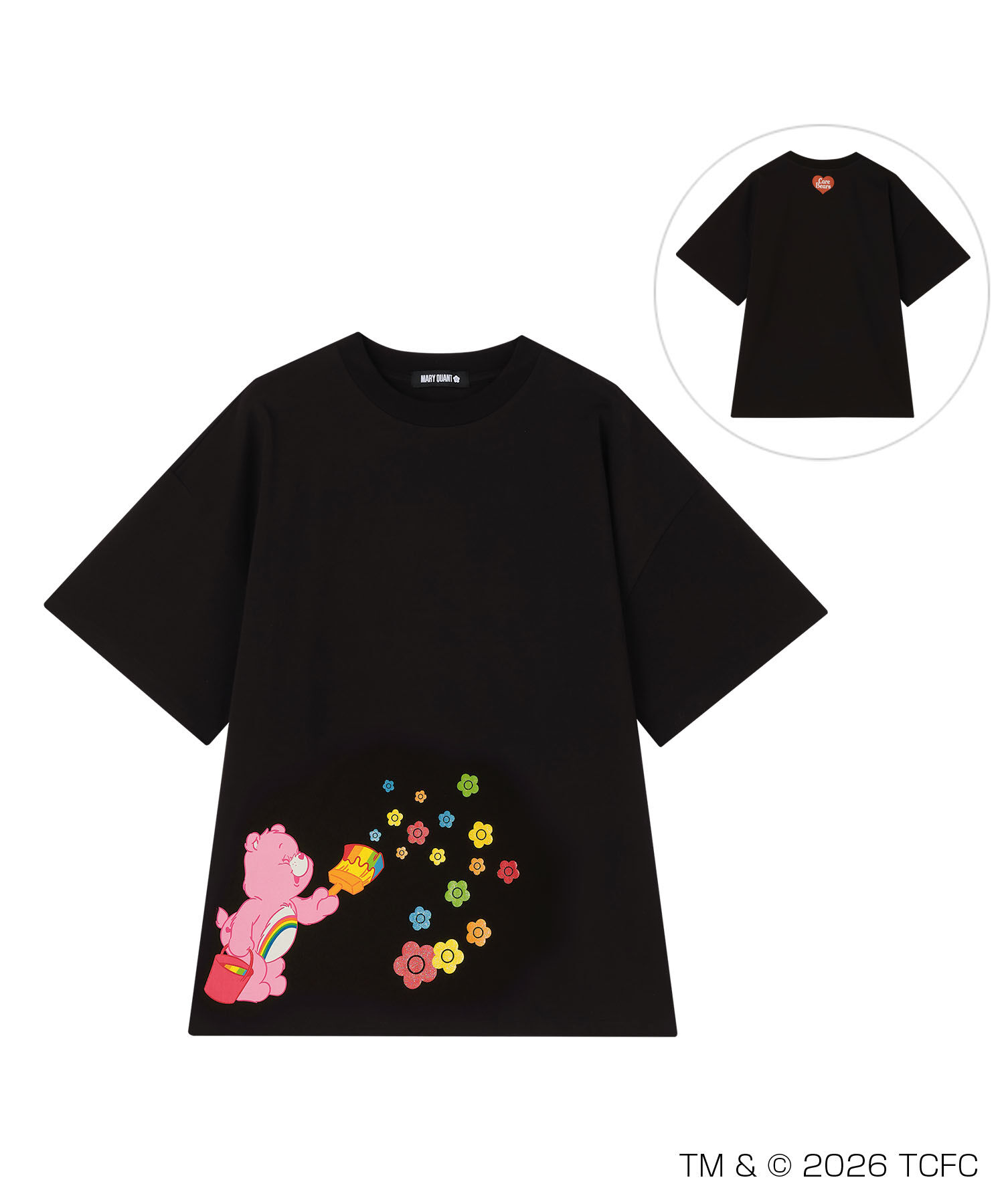 MARY QUANT「Care Bears(TM) ペイントビッグ Tシャツ」|Tシャツ・カットソー|