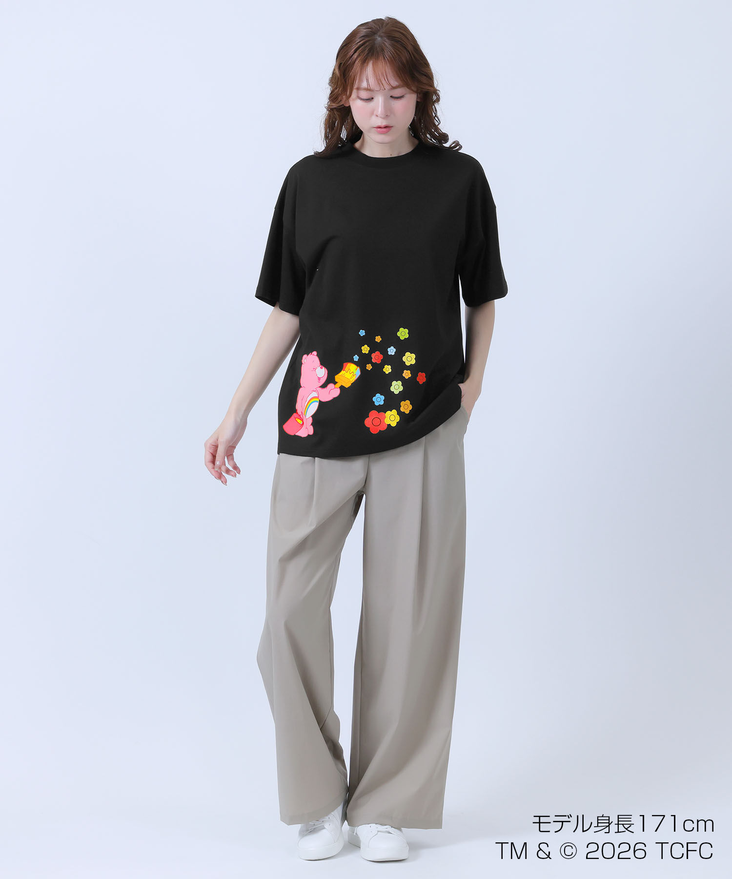 MARY QUANT「Care Bears(TM) ペイントビッグ Tシャツ」|Tシャツ・カットソー|