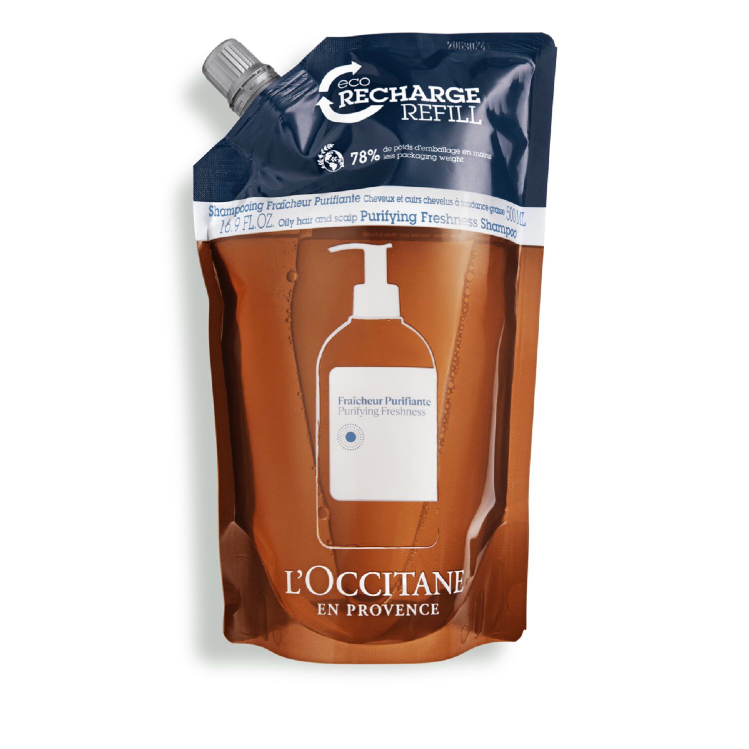 L&rsquo;OCCITANE「ピュアフレッシュ シャンプー(レフィル)」|シャンプー|-