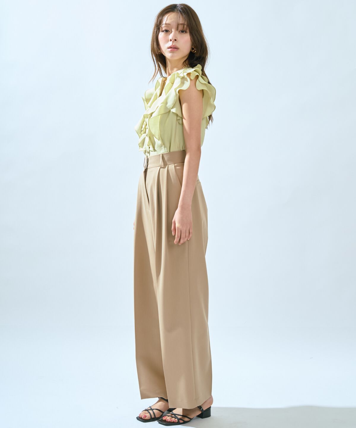 アンドクチュール「2タックワイドパンツ」|その他|