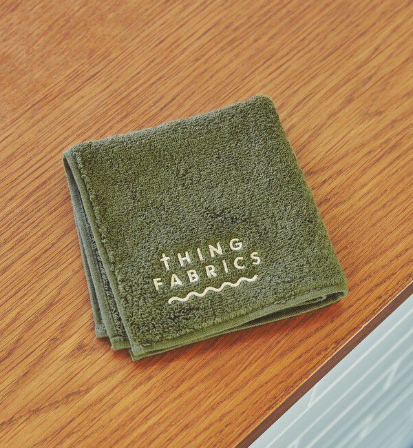 UNITED ARROWS green label relaxing「【別注】＜THING FABRICS＞GLR ハンドタオル ハンカチ」|ハンカチ|DK.GREEN