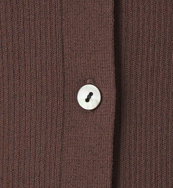 UNITED ARROWS green label relaxing「HIYOKE エリツキ リブ ニット マシンウォッシャブル UVカット 遮熱」|ニット・セーター|