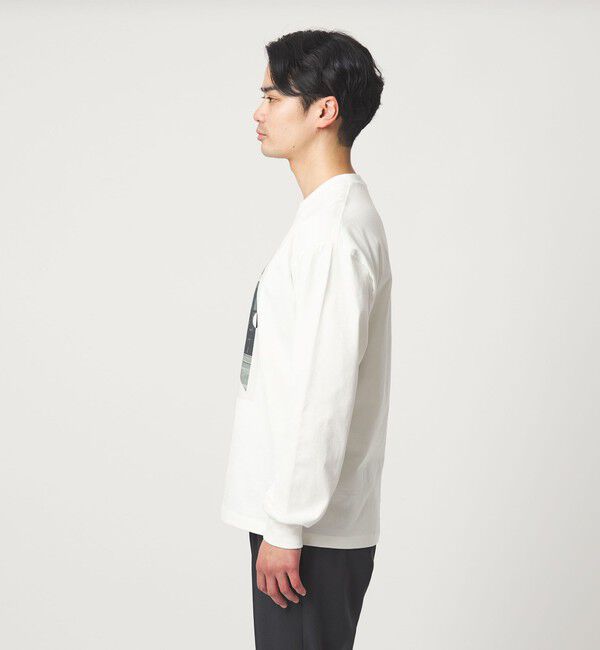 UNITED ARROWS green label relaxing「＜Phospho Graphica＞グラフィック ロングスリーブ Tシャツ」|Tシャツ・カットソー|