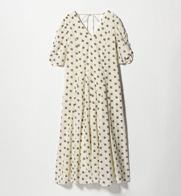 EMMEL REFINES「＜ne Quittez pas＞NE コットンドビー フラワープリント ワンピース＜Select by EMMEL REFINES＞」|ワンピース|OFF WHITE