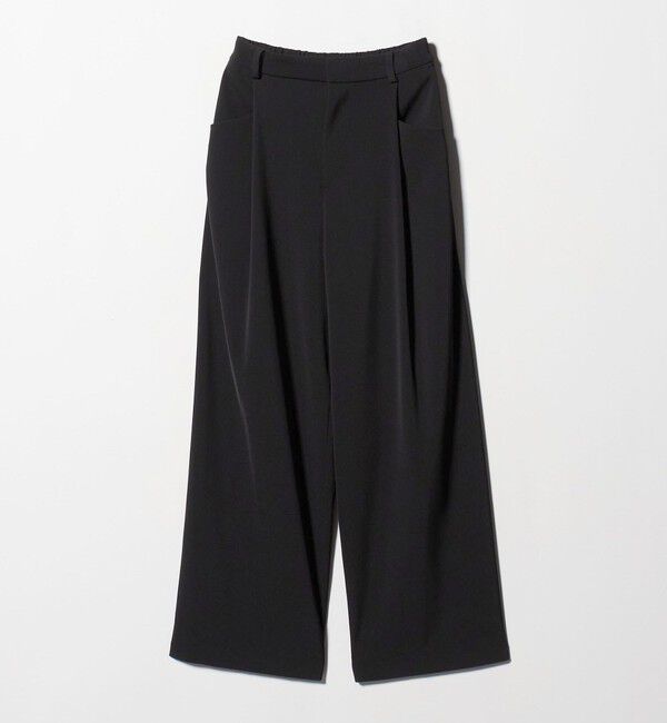 BEAUTY&YOUTH UNITED ARROWS「ポリエステルブレンド ツイルバックゴムパンツ」|スラックス|