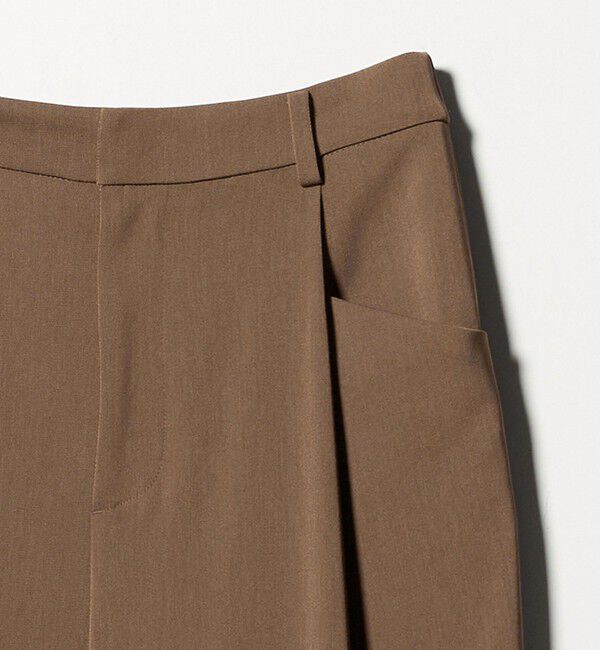 BEAUTY&YOUTH UNITED ARROWS「ポリエステルブレンド ツイルバックゴムパンツ」|スラックス|