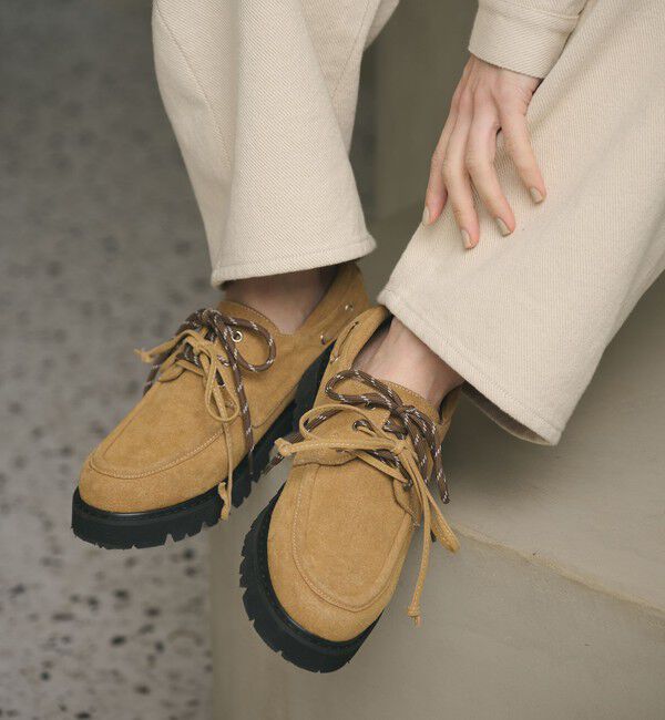 BEAUTY&YOUTH UNITED ARROWS「3WAY デッキシューズ ベージュ」|デッキシューズ|BEIGE