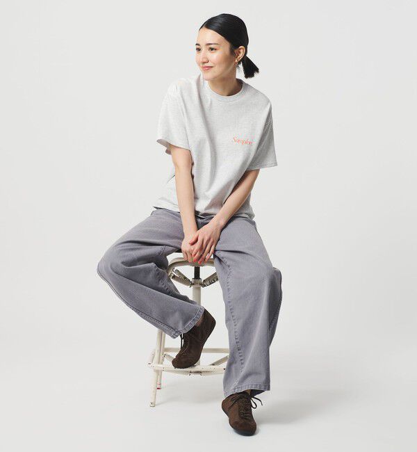BEAUTY&YOUTH UNITED ARROWS「【別注】＜Samplee＞ショートスリーブ Tシャツ ライトグレー」|Tシャツ・カットソー|LT.GRAY