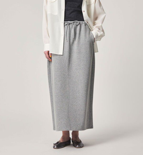 STEVEN ALAN「＜Steven Alan＞ブークレ ダンボール コクーン スカート」|スカート|MD.GRAY