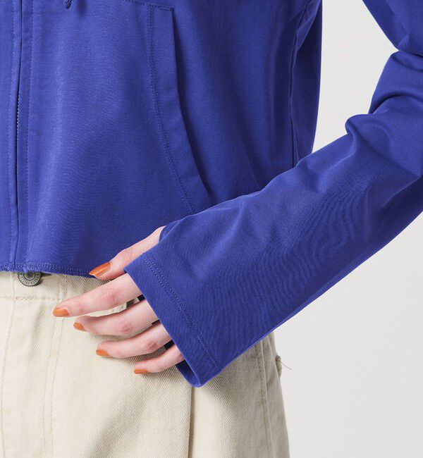 BEAUTY&YOUTH UNITED ARROWS「【WEB限定 Wardrobe DAILY MINIMAL】フードジップパーカー UVカット 接触冷感 ウォッシャブル」|パーカー|