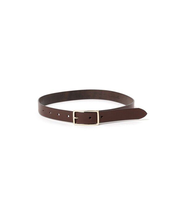 Ray BEAMS 「Ray BEAMS / 25mm レザー ベルト」|ベルト|DARK.BROWN