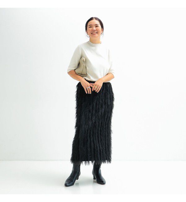 Demi-Luxe BEAMS 「シンプル モックネック ニット .M」|ニット・セーター|