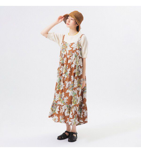 BEAMSBOY「【別注】SUN SURF / ノースリーブ キャミ ワンピース」|ワンピース|BROWN