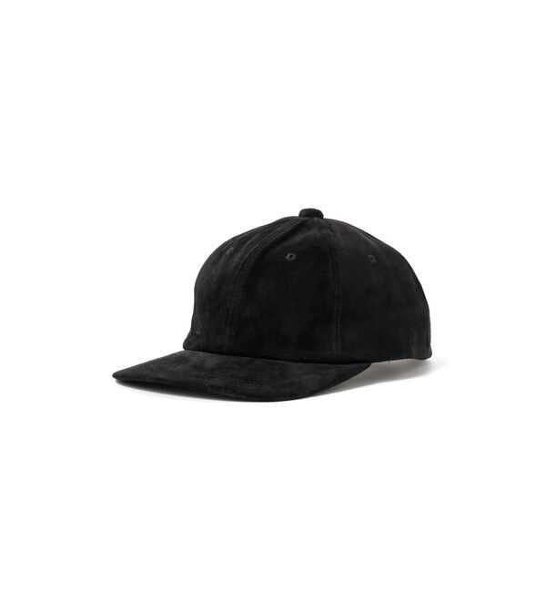 BEAMS PLUS「6 Panel Suede」|ハット|BLACK