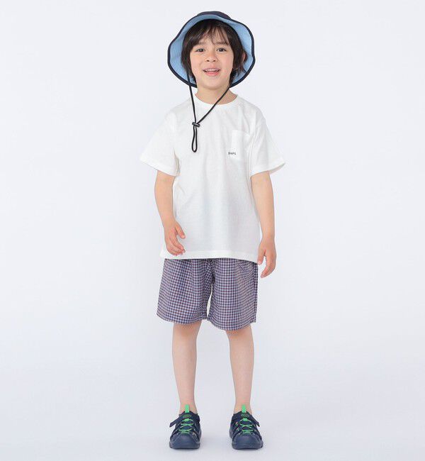 SHIPS KIDS「【累計販売数1万枚突破!!】【WEB限定】SHIPS KIDS:100～160cm /SHIPS マイクロロゴ Tシャツ」|Tシャツ・カットソー|