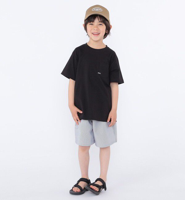 SHIPS KIDS「【累計販売数1万枚突破!!】【WEB限定】SHIPS KIDS:100～160cm /SHIPS マイクロロゴ Tシャツ」|Tシャツ・カットソー|