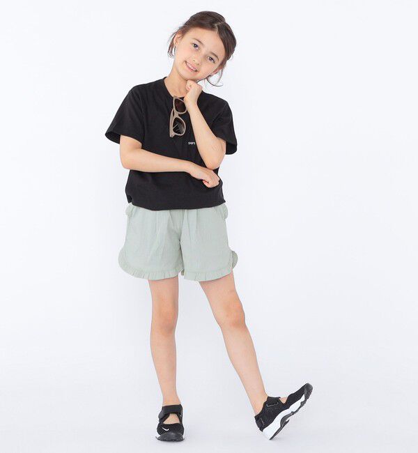 SHIPS KIDS「【累計販売数1万枚突破!!】【WEB限定】SHIPS KIDS:100～160cm /SHIPS マイクロロゴ Tシャツ」|Tシャツ・カットソー|